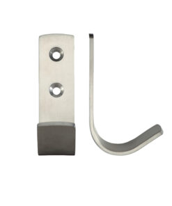 ZAS Single Coat Hook, Satin Stainless Steel