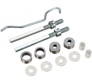 Back To Back Fixing Pack For 19mm Pull Handles, Satin Stainless Steel