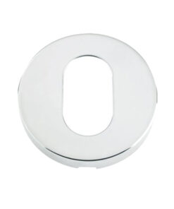 ZCS Architectural Oval Profile Escutcheon, Polished Stainless Steel