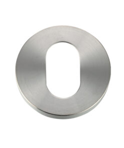 ZCS Architectural Oval Profile Escutcheon, Satin Stainless Steel