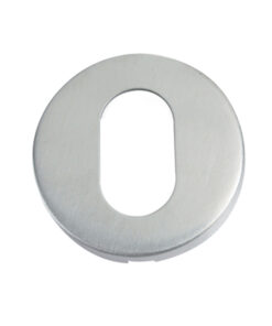 ZCS2 Oval Profile Escutcheon, Satin Stainless Steel