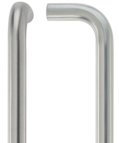 Zoo Hardware D Pull Handle (19mm or 21mm Bar Diameter) - Satin Stainless Steel