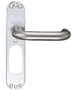 ZCS Architectural 22mm RTD Lever On Inner Backplate, Satin Stainless Steel (sold in pairs)