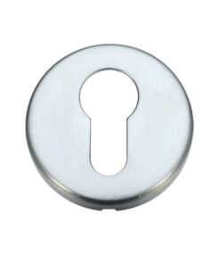 Contract Euro Profile Escutcheon, Satin Chrome