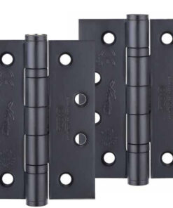 4 Inch Grade 13 Ball Bearing Hinge, Powder Coated Black  (sold in pairs)