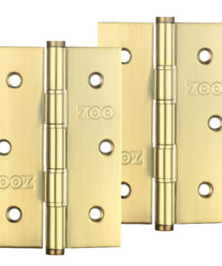 3 Inch Grade 201 Slim Knuckle Bearing Hinge, PVD Stainless Brass  (sold in pairs)