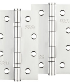 4 Inch Grade 201 Slim Knuckle Bearing Hinge, Polished Stainless Steel  (sold in pairs)