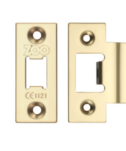 Face Plate And Strike Plate Accessory Pack, PVD Stainless Brass