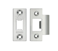 Face Plate And Strike Plate Accessory Pack, Satin Stainless Steel