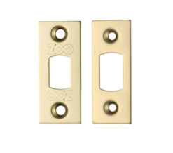 Face Plate And Strike Plate Accessory Pack, PVD Stainless Brass