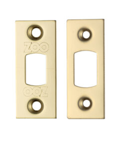 Face Plate And Strike Plate Accessory Pack, PVD Stainless Brass