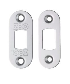Radius Face Plate And Strike Plate Accessory Pack, Polished Stainless Steel