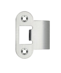 Radius Edge Spare Extended Tongue Strike Plate Accessory, Satin Stainless Steel