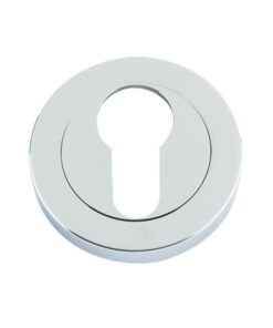 Euro Profile Escutcheon, Polished Chrome