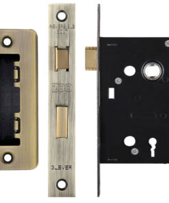 3 Lever Contract Sash Lock (64mm OR 76mm), Florentine Bronze