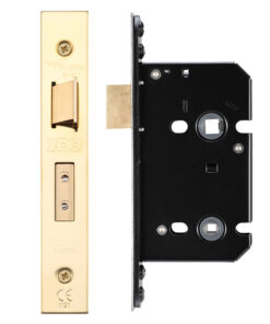Bathroom Lock (67.5mm OR 79.5mm), PVD Stainless Brass