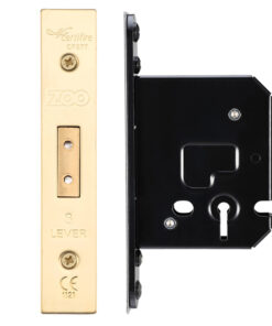 3 Lever Dead Lock (67.5mm OR 79.5mm), PVD Stainless Brass