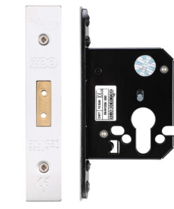 Euro Dead Lock (67.5mm OR 79.5mm), Satin Stainless Steel