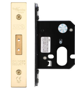 Oval Dead Lock (67.5mm OR 79.5mm), PVD Stainless Brass