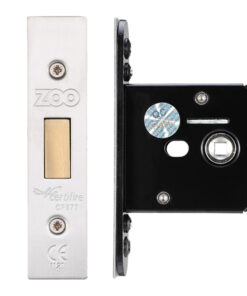 Flat Dead Bolt (67.5mm, 79.5mm OR 105.5mm), Satin Stainless Steel