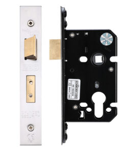 Euro Sash Lock (67.5mm OR 79.5mm), Satin Stainless Steel