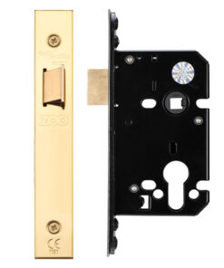 Upright Latch (67.5mm OR 79.5mm), PVD Stainless Brass