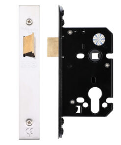 Upright Latch (67.5mm OR 79.5mm), Satin Stainless Steel