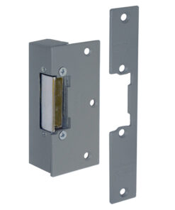 Rim c/w Mortice Plate, 12V AC/DC Fail Locked, Grey Electric Release