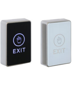 Single Gang Touch Sensitive Exit Button - Black