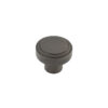 Frelan Hardware Hoxton Cropley Stepped Cupboard Door Knob (30mm), Dark Bronze - HOX1030DB