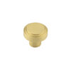 Frelan Hardware Hoxton Cropley Stepped Cupboard Door Knob (30mm), Satin Brass - HOX1030SB