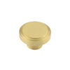 Frelan Hardware Hoxton Cropley Stepped Cupboard Door Knob (40mm), Satin Brass - HOX1040SB