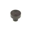 Frelan Hardware Hoxton Murray Reeded Cupboard Door Knob (30mm), Dark Bronze - HOX1130DB