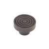 Frelan Hardware Hoxton Murray Reeded Cupboard Door Knob (40mm), Dark Bronze - HOX1140DB