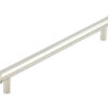 Frelan Hardware Hoxton Wenlock Diamond Knurled End Cap Cabinet Pull Handle (224mm), Polished Nickel - HOX160PN