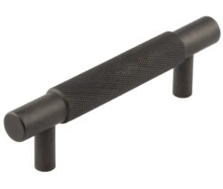 Frelan Hardware Hoxton Taplow Diamond Knurled Cabinet Pull Handle (96mm), Dark Bronze - HOX2050DB