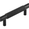 Frelan Hardware Hoxton Taplow Diamond Knurled Cabinet Pull Handle (96mm) , Matt Black - HOX2050MB