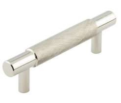 Frelan Hardware Hoxton Taplow Diamond Knurled Cabinet Pull Handle (96mm), Polished Nickel - HOX2050PN
