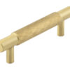 Frelan Hardware Hoxton Taplow Diamond Knurled Cabinet Pull Handle (96mm), Satin Brass - HOX2050SB