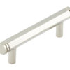 Frelan Hardware Hoxton Nile Hex Cabinet Pull Handle With End Step Detail (96mm), Polished Nickel - HOX350PN