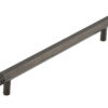 Frelan Hardware Hoxton Nile Hex Cabinet Pull Handle With End Step Detail (224mm c/c), Dark Bronze - HOX360DB