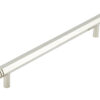 Frelan Hardware Hoxton Nile Hex Cabinet Pull Handle With End Step Detail (224mm c/c), Polished Nickel - HOX360PN