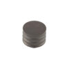 Frelan Hardware Hoxton Sturt Cupboard Door Knob With Grooved Detail (30mm), Dark Bronze - HOX430DB