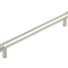 Frelan Hardware Hoxton Sturt Cabinet Pull Handle With Grooved Detail (224mm c/c), Polished Nickel - HOX460PN