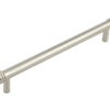 Frelan Hardware Hoxton Sturt Cabinet Pull Handle With Grooved Detail (224mm c/c), Satin Nickel - HOX460SN