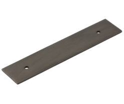 Frelan Hardware Hoxton Fanshaw Backplate For Cabinet Pull Handle (96mm), Dark Bronze - HOX5050DB