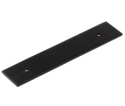 Frelan Hardware Hoxton Fanshaw Backplate For Cabinet Pull Handle (96mm), Matt Black - HOX5050MB
