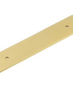 Frelan Hardware Hoxton Fanshaw Backplate For Cabinet Pull Handle (96mm), Satin Brass - HOX5050SB
