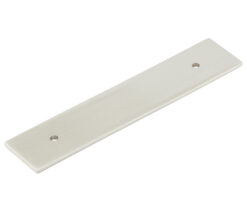 Frelan Hardware Hoxton Fanshaw Backplate For Cabinet Pull Handle (96mm), Satin Nickel - HOX5050SN