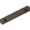 Frelan Hardware Hoxton Fanshaw Backplate For Cupboard Door Knobs (96mm c/c), Dark Bronze - HOX5090DB